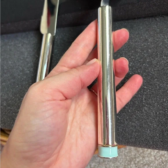 Kate Spade Lenox Take The Cake Silver Two Piece Dessert Set - Picture 11 of 14